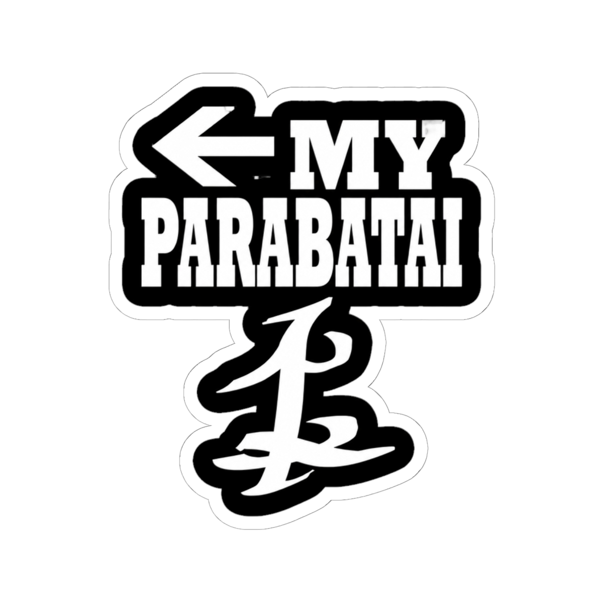 My Parabatai (left arrow) Sticker | Cassandra Clare
