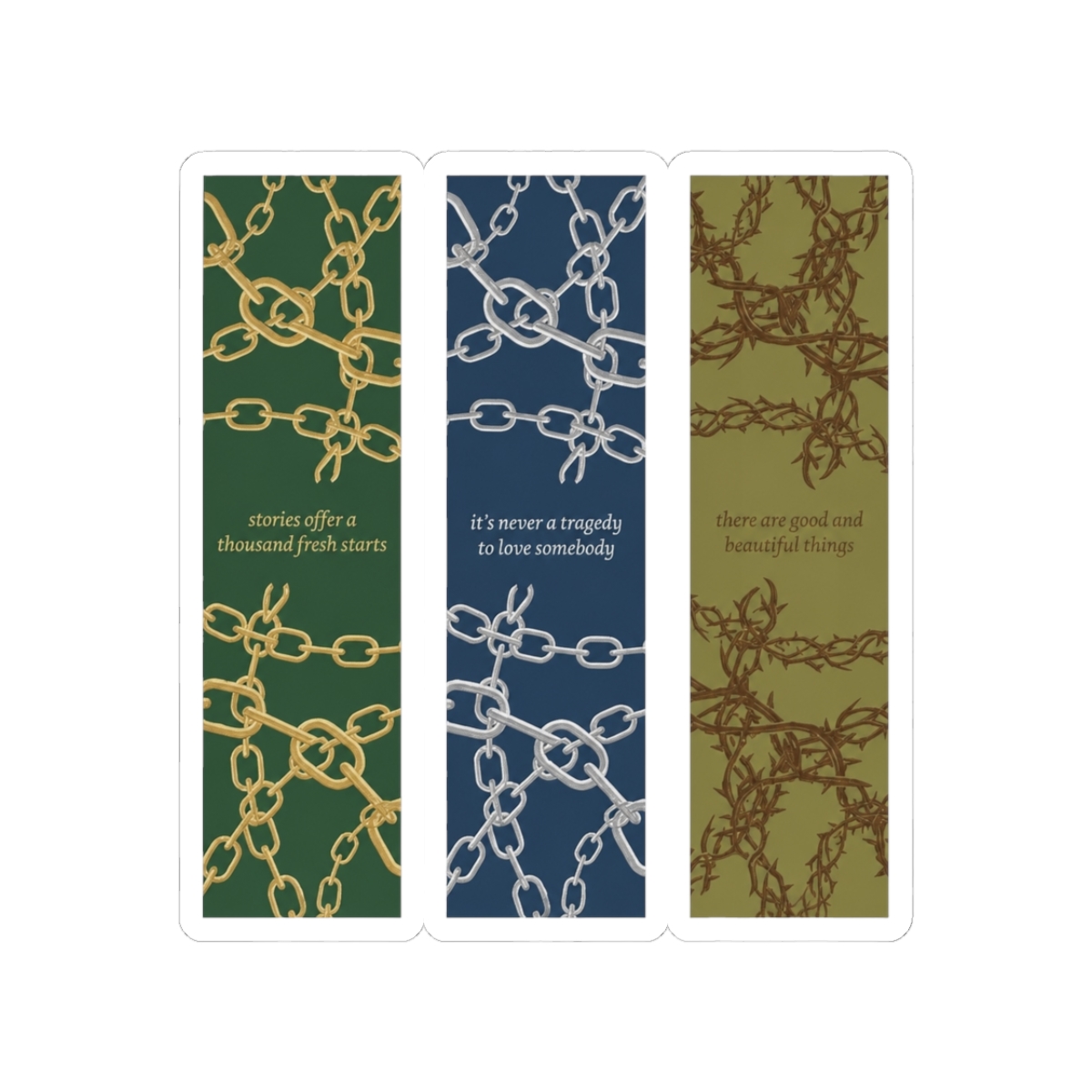 [buy as LARGE sized sticker] PACK OF BOOKMARKS THE LAST HOURS TRILOGY | Cassandra Clare