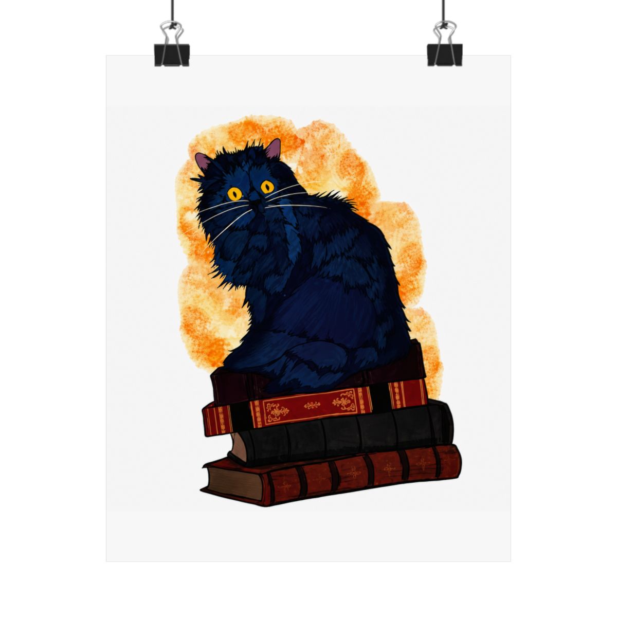 Church the Cat - The Infernal Devices/The Mortal Instruments/The Dark Artifices - Art Print | Cassandra Clare - alternate angle 5, merchandise