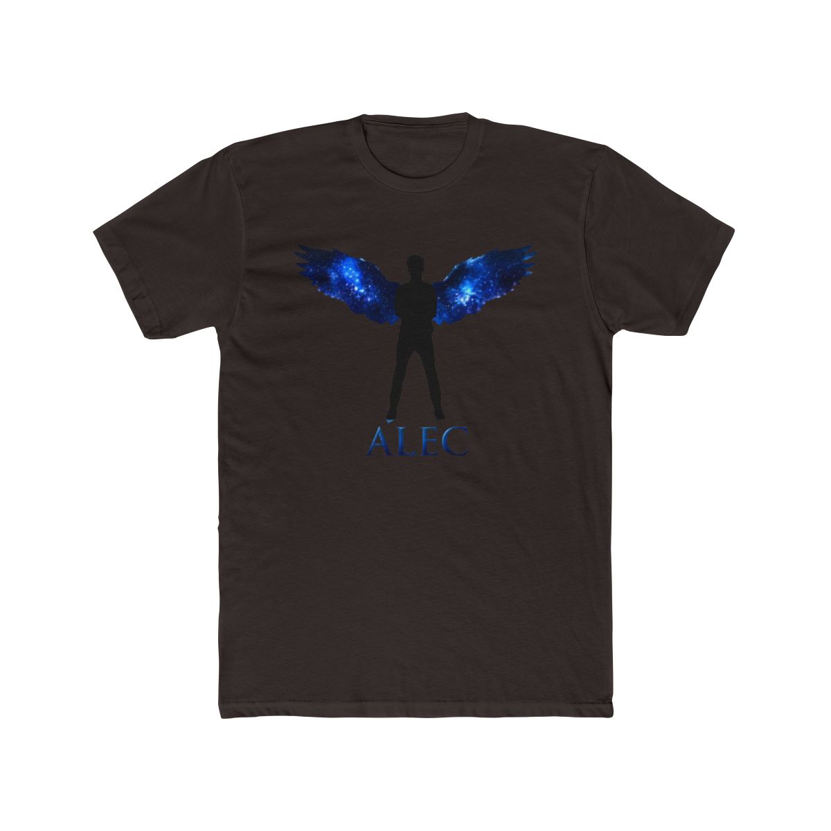 Shadowhunters / The mortal instruments - Alec Lightwood / Matthew Daddario angel (blue galaxy wings) - Malec gift idea T Shirt | Cassandra Clare - alternate angle 2, merchandise