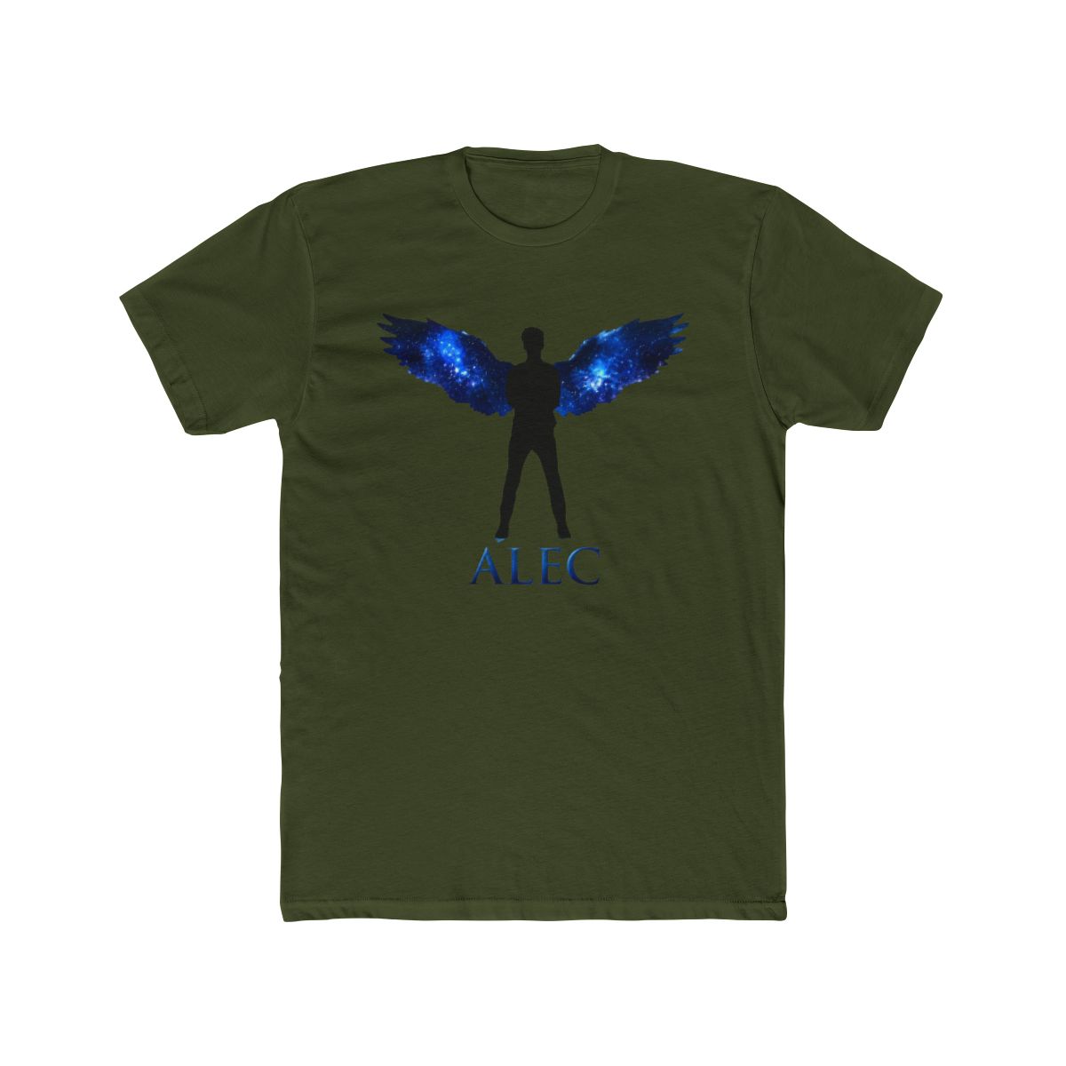 Shadowhunters / The mortal instruments - Alec Lightwood / Matthew Daddario angel (blue galaxy wings) - Malec gift idea T Shirt | Cassandra Clare - alternate angle 5, merchandise
