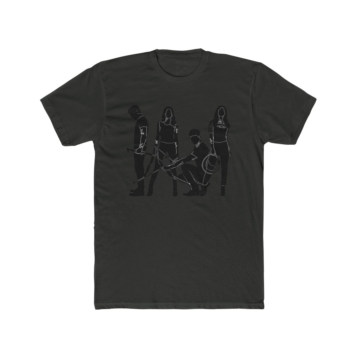 Clary,Jace,Alec and Izzie (Shadowhunters) T Shirt | Cassandra Clare - alternate angle 5, merchandise