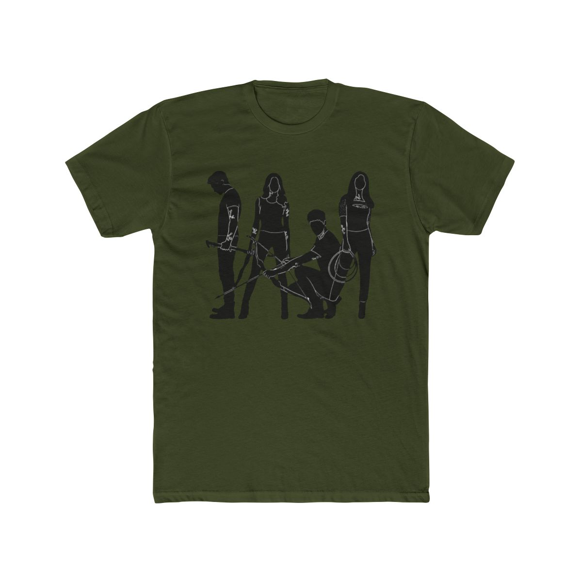 Clary,Jace,Alec and Izzie (Shadowhunters) T Shirt | Cassandra Clare - alternate angle 4, merchandise